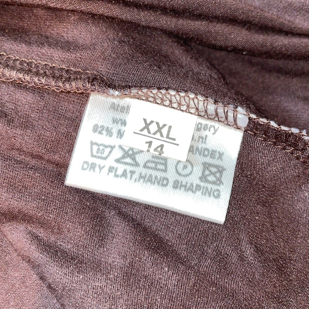 NWT Elegant Brown Women's Top.  Size XXL - Picture 5 of 6
